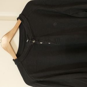 Timberland half button long sleeve shirt